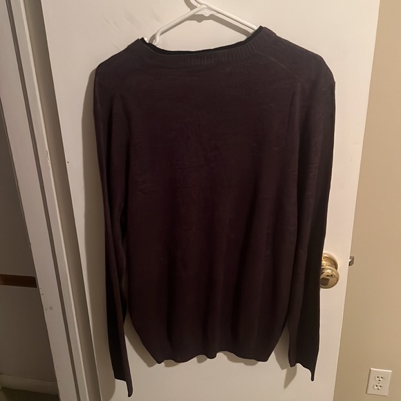 Geoffrey Beene - Large Sweater - color: Blackberry HTHR - Picture 3 of 3